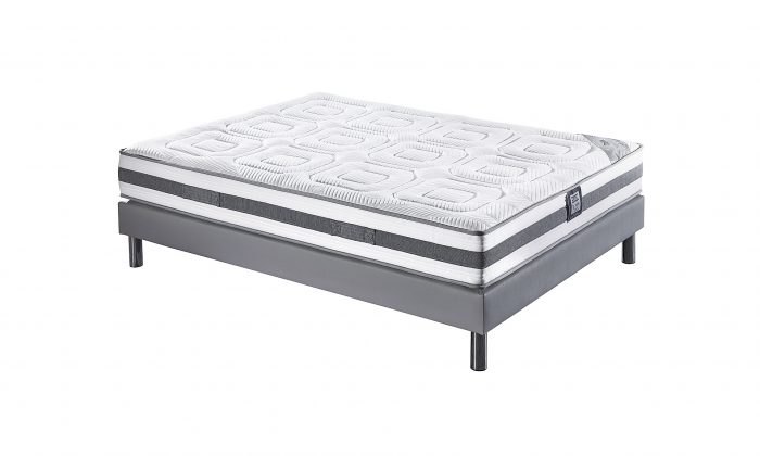 Un matelas avec 100% mousse polyuréthane Evoluflex Soja avec 7 zones de confort.